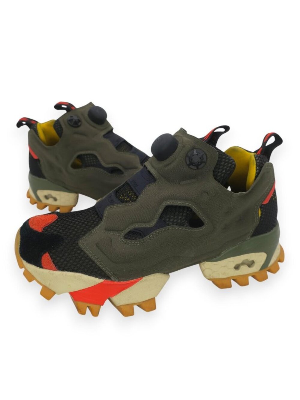Reebok InstaPump Fury Trail Poplar Green Black FV1580 Men's 5.5 EUR 36.5